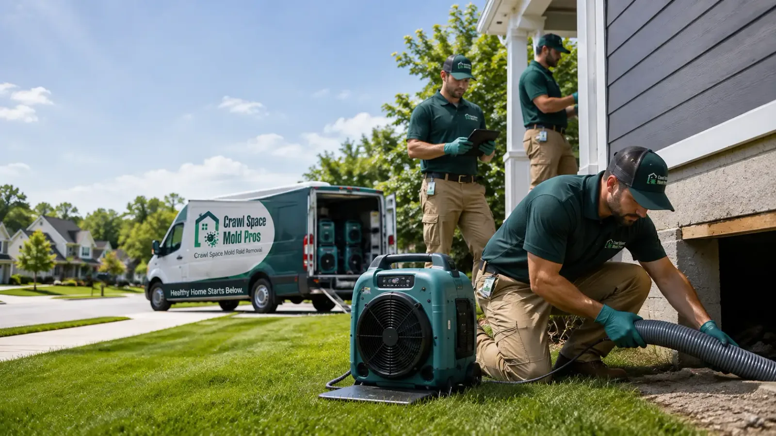 Crawl Space Mold Removal in Winthrop, ME
